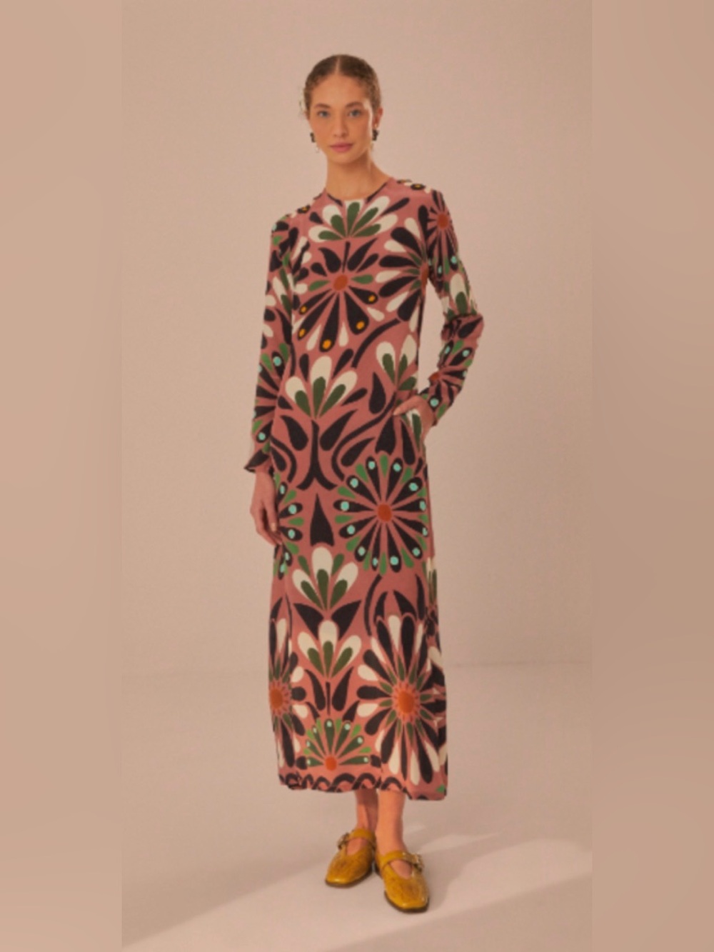Farm Rio Ainika Flowers Dress XS